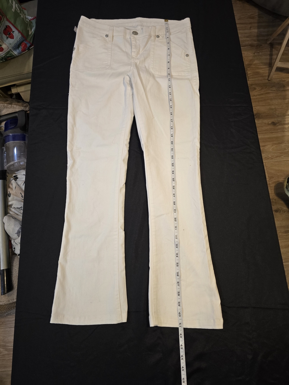 Women's White Wide-Leg Jeans